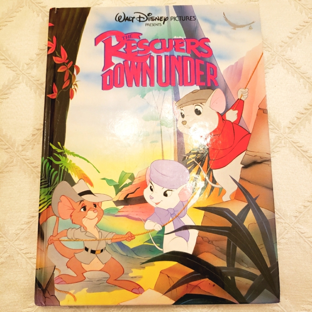 Disney book, 2/$29. The Rescuers Down Under.